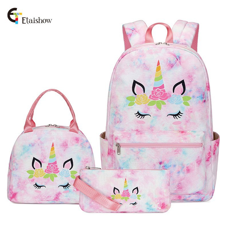Rainbow print bag